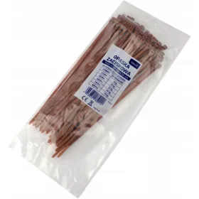    Кабелни връзки за рогозки 300х4.8мм 100бр. КАФЯВИ