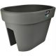  Prosperplast саксия 39,6 cm x 26,6 x 25 cm диаметър 39,5 cm пластмасови нюанси на сиво и сребристо
