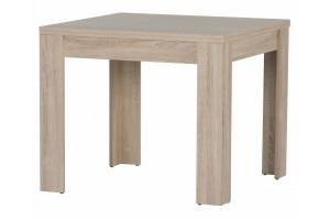  Szynaka Meble saturn квадратна разтегателна маса 90 x 90 x 77 см бяла