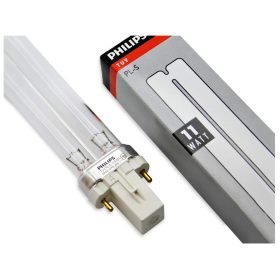    Компактна луминесцентна лампа Philips TUV PL-S 11W/2P G23