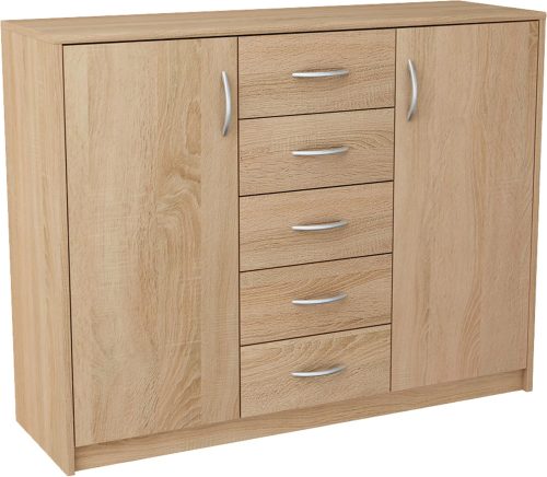  Скрин Matkam MATKAM2D5SSONOMA 109,3 x 35 x 85 см дъб сонома мат