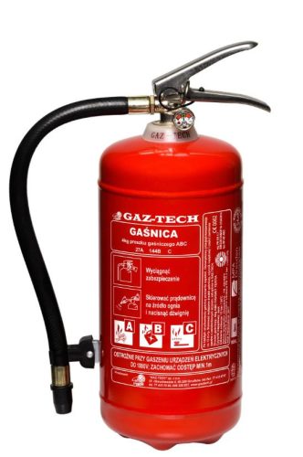  Прахов пожарогасител Gaz-tech GP-4x ABC 4 кг