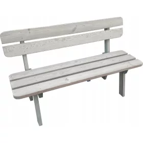  Градинска пейка - Дървена пейка с облегалка 180 х 55 см
