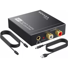    Оптичен коаксиален Toslink RCA 2x CINCH 66 конвертор