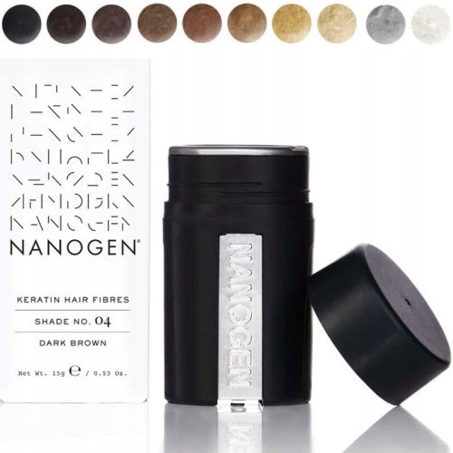  Nanogen 02 White 15 g фибри за уплътняване на косата