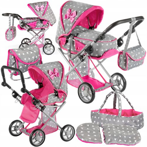 Комплект количка за кукли 3 в 1 Kinderplay KP0200