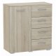  Скрин Matkam Helena 80 x 35 x 84,5 см дъб сонома мат