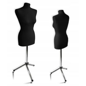   Универсален женски манекен Bes-pol, черен торс