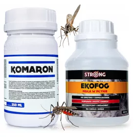    Течност против хлебарки, кърлежи, комари, мравки, паяци Стронг 0,3 кг + Течност против хлебарки, кърлежи, комари, мравки, мухи, паяци, бълхи, дървеници, сребристи рибки Стронг 0,35 кг 250 мл