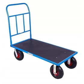   Складова платформена количка 120х80, НАДУВАНИ КОЛЕЛА