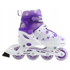    Ролкови кънки Modi Saphire размер 34-37 бели и лилави