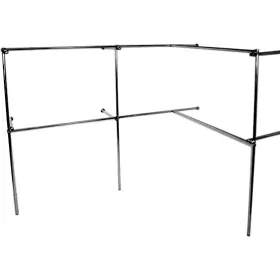   Ъглов стенен рафт 3х1,5м ЗА магазин c1