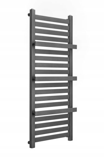 Воден радиатор за баня Lava 399 W 540 x 700 mm черен, сив