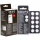  Krups F054001A комплект за отстраняване на котлен камък + почистващи таблетки за кафе машини KRUPS XS 3000