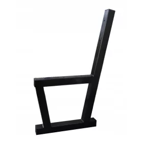   Градинска пейка - Пейка без облегалка, метал, 78 х 2 см