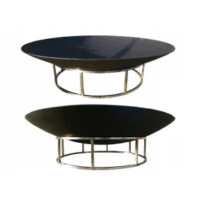    КУПА ЗА ОГЪН 120 СМ 5 мм Дебелина ОСНОВА ОТ НЕРЪЖДАЕМА СТОМАНА