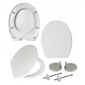   Тоалетна седалка Estiva DDW0014, бял дуропласт
