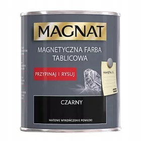   Magnat магнитна латексова боя за стена и дъска 0,75 л, черен мат