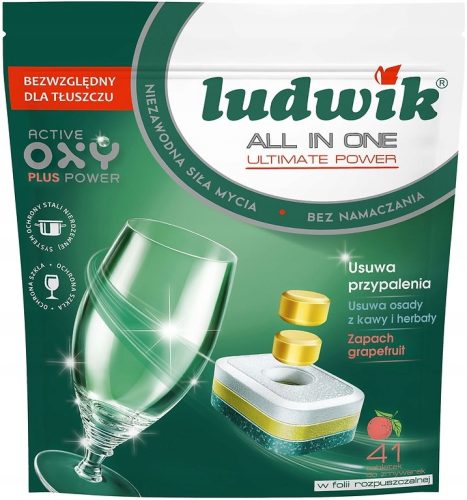  Всичко в едно таблетки за съдомиялна (всичко в едно) Ludwik 41 бр.