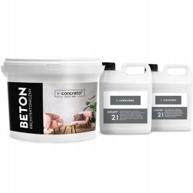   Архитектурен бетонов комплект E-concreto 15м2 сив