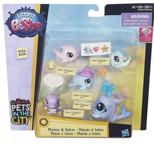  LITTLEST PET SHOP 5 Фигурки Микс Животни ДЕЛФИНИ