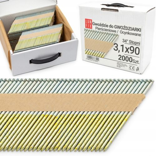  Пирони за пирони Lun Fix GG34012 3.1x90 mm 2000 броя