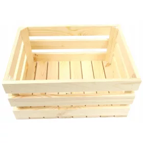    ДЕКОРАТИВНА ДЪРВЕНА КУТИЯ РЕНДОСАНА 40х30х20