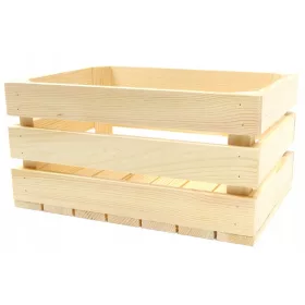    ДЕКОРАТИВНА ДЪРВЕНА КУТИЯ РЕНДОСАНА 35х25х18