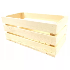    ДЕКОРАТИВНА ДЪРВЕНА КУТИЯ РЕНДОСАНА 40х20х18