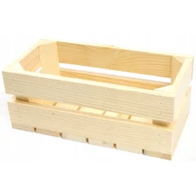    ДЕКОРАТИВНА ДЪРВЕНА КУТИЯ РЕНДОСАНА 30х15х12