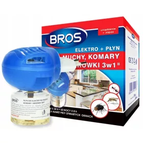   Препарат против насекоми - Течност против комари, мравки, мухи Bros 0,25 кг 30 мл