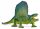  Фигурка на зелен динозавър Schleich Dimetrodon