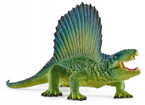  Фигурка на зелен динозавър Schleich Dimetrodon