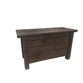   Градинска кутия за съхранение - Дървен градински сандък 80 литра