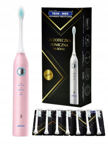  TECH-MED TM-SONIC електрическа четка за зъби Pink 5901812547606