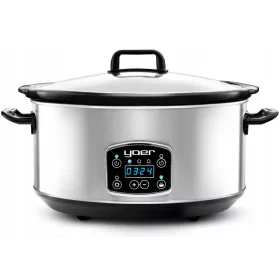    Уред за бавно готвене Yoer Clever-Cook 6,5 л сребрист/сив 320 W