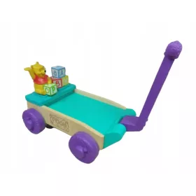    КОЛИЧКА С ДРЪЖКА ЗА ДЪРПАНЕ DISNEY WINNIE THE POOH BLOCKS FUN