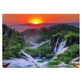   3D фототапет ЗАЛЕЗ ВОДОПАД ДНЕВНА 368х254