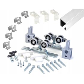   Стенна система за плъзгащи се врати 99см Лагуна 2м