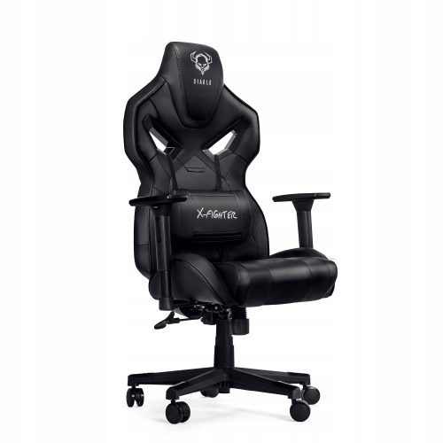  Геймърски стол Diablo Chairs X-Fighter, черна еко кожа