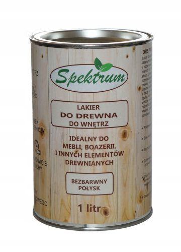SPEKTRUM лак за дърво - безцветен гланц 1L
