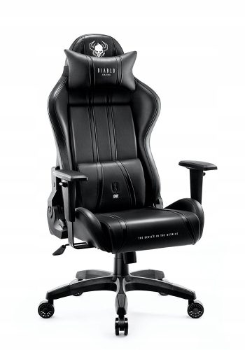  Геймърски стол Diablo Chairs X-One 2.0, черна еко кожа