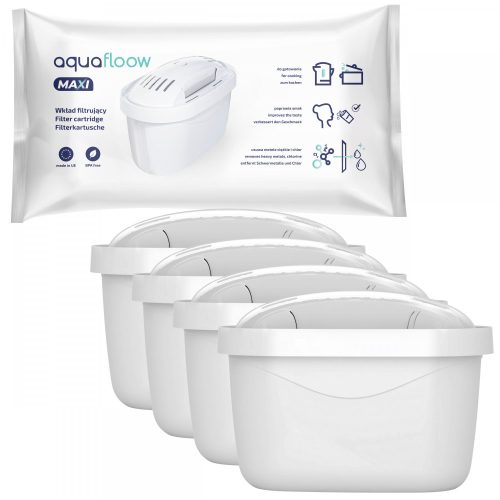  Филтърна вложка за кана AquaFloow Maxi 4 бр.