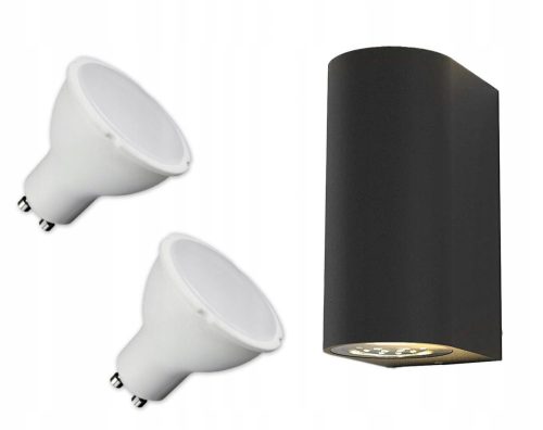  NS-Lighting градинска лампа черна GU10 10 W