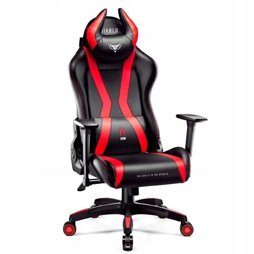 Въртящо се кресло Diablo Chairs, нюанси на червено