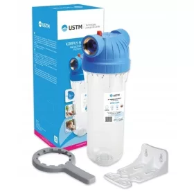    UST-M WFW34 EMI KPL 3/4" филтърно тяло с ключ и планка