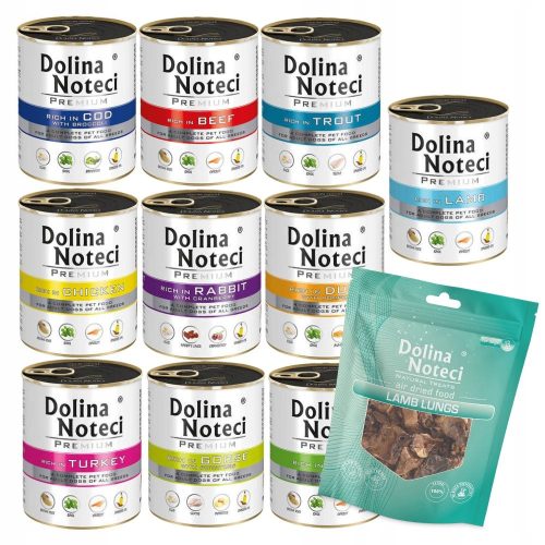  Dolina Noteci Dog Food PREMIUM MIX Smaków 20x800гр