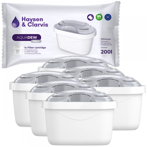  Филтърни вложки Haysen & Clarvis AquaDew Pro+ 6 бр.