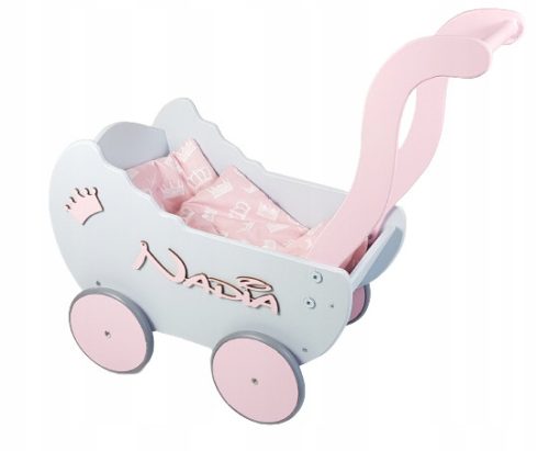  Дълбока количка за кукли Tututela Pinkwithe