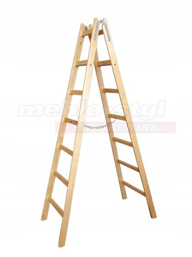 Стълба Meblostyl 3,5 м дърво 1 х 14 до 150 кг